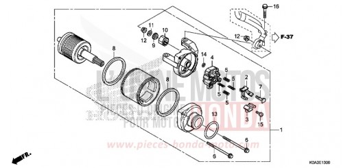 MOTORINO AVVIAMENTO CBF300NAJ di 2018